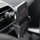 Тримач автомобільний з Бездротовим ЗП Proove Triple Clamp Pro 15W Metal Gray - зображення 3