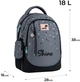 Набір Kite Shine рюкзак + пенал + сумка для взуття Сірий (SET_K26-700M-2) - зображення 4