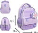 Рюкзак детский YES K-37XS Flower Smile 32x24x12 см Purple (5056574463555) - изображение 3