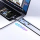 Кабель UGREEN L528 USB-C to USB-C PD 3.0 100W 5A Fast Charging Cable 0.5m Space Gray (65831) - зображення 3