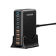 Мережевий зарядний пристрій ESSAGER Engine 320W GaN table charge 4C+4A Black (EZC320W-QJB0G-Z) - зображення 2