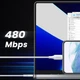 Кабель UGREEN L502 USB-C to USB-C PD 100W 5A Fast Charging Braided Cable 2m White (35221) - зображення 5
