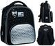 Набір Kite Black & Silver рюкзак + пенал + сумка для взуття Чорний (SET_K26-556M-2) - зображення 3