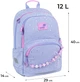 Набір Kite Twinke Star рюкзак + пенал + сумка для взуття Бузковий (SET_K26-585M-1) - зображення 4