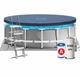 Каркасный бассейн Intex 26726 NP 457x122 см, 16805 л, с фильтр-насосом, лестницей, тентом и подстилкой - изображение 2
