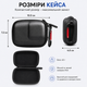 Портативний кейс для DJI Osmo Action 5/4/3, GoPro 13/12/11/10, Insta360 Ace Pro — водостійкий чохол для камери, чорний - зображення 2