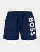 Шорти чоловічі для плавання BOSS Quick-Dry Swim Shorts With Logo Print HB-25005NV M - зображення 1