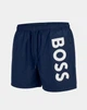 Шорти чоловічі для плавання BOSS Quick-Dry Swim Shorts With Logo Print HB-25005NV M - зображення 2