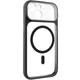 Противоударный Чехол TPU+PC GETMAN Moon Clear with MagSafe для Apple iPhone 15 (6.1") Black - изображение 6
