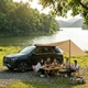 Туристический тент маркиза для автомобиля Oxford 210D 300х400 см Навес от солнца дождя для пикника рыбалки кемпинга - изображение 7