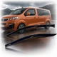 Дефлектори вікон вітровики Peugeot Traveller 2017- Скотч 3M Voron Glass - изображение 1