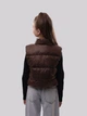 Жилетка для девочки подростка 152 Темно-коричневий VK-TEX (705783-152) - изображение 4