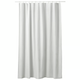 Шторка для душа, белая, 180x200 см. NORDRONN IKEA 506.263.87 - изображение 1