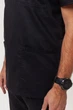 Мужская медицинская рубашка STUGA MEDICAL черная (8800201) 3XL - изображение 4