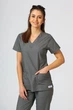 Женская медицинская рубашка STUGA MEDICAL серая (7700501) 3XL - изображение 1