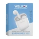 Бездротові навушники Bluetooth WALKER WTS-33 White TWS з мікрофоном, сенсорне керування, кейс для зарядки - зображення 3