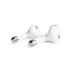 Бездротові навушники Bluetooth WALKER WTS-33 White TWS з мікрофоном, сенсорне керування, кейс для зарядки - зображення 8