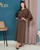Плаття Alenka Plus 1107, 54, темний шоколад - зображення 2