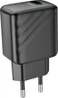 Сетевое зарядное устройство Hoco CS21A Rich single port QC3.0 charger Black (6942007609883) - изображение 7