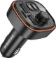 Автомобильное зарядное устройство с FM-модулятором Borofone BC59 Heroic car BT FM transmitter Black (6941991117312) - изображение 4