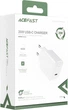 Мережевий зарядний пристрій Acefast A1 PD20W single USB-C charger White (6974316280040) - зображення 1