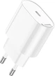 Мережевий зарядний пристрій Hoco C109A (PD20W) Fighter single port PD20W charger White (6942007656658) - зображення 6