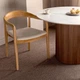 Обідній стілець з підлокітниками Denali Savanna beige natural wood - изображение 1