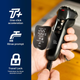 Электробритва мужская ShvComf WD-UK 3в1 — Роторная, IPX6 Водонепроницаемая, LCD-дисплей, Триммер для носа и бороды, USB-зарядка - изображение 6