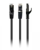 Патч-корд 0.25 м, S/STP, Black, Cablexpert, Cat.6a, Cu, LSZH (PP6A-LSZHCU-BK-0.25M) - изображение 1