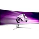 Монітор вигнутий 48.9" Philips 49M2C8900/00, White - зображення 2