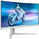 Монітор вигнутий 34" Philips Evnia 5000, White - зображення 2