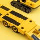 Машинка-конструктор OTAMANKO АВТОКОНСТРУКТОР Вантажівка тягач з екскаватором - зображення 6
