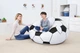 Надувное кресло-мешок 110×110×85 см Inflatable Sofa/ Черно-белый - зображення 6