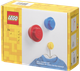 Zestaw wieszaków ściennych LEGO 3 szt Kolorowy (40161732) (5711938031879) - obraz 1