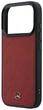 Чохол Mercedes Leather Mesh with Bow Line MagSafe do iPhone 17 Pro Red (Mer008800) - зображення 6