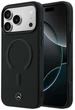 Чехол Mercedes Leather 3D MagSafe для iPhone 17 Pro Black (Mer008802) - зображення 1