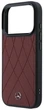 Чехол Mercedes Leather with Crossed Lines MagSafe для iPhone 17 Pro Max Red (Mer008808) - зображення 6