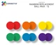 Zestaw drewnianych kulek Connetix Rainbow Ball Pack 12 szt CT-R-00012-BA (850036293200) - obraz 2