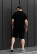 Літній Комплект Чоловічий Стаф Чорний Футболка Та Шорти Спортивний Staff Ch Black XS (393806) - зображення 2