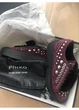 Бордові замшеві кеди на середній платформі PINKO, розмір 36 - зображення 7