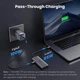 Док-станция USB-C UGREEN Revodok 206 6 в 1 с Dual HDMI 4K - изображение 8
