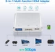 USB-C адаптер 3 в 1 HDMI 4K 60Hz, USB 3.0 и зарядка 100W VVG - изображение 4