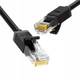 Патч-корд Ugreen NW102 Cat 6 U/UTP Lan Flat Cable 2m (Black) (UGR-50174) - изображение 1
