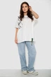 Футболка AGER XXXL-4XL Молочный 244R5006-5 - изображение 2