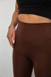 Лосины женские однотонные, цвет коричневый, XL, 214R155 - изображение 5