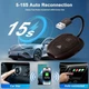 Безпровідний адаптер Uniytriox CarPlay / Android Auto / Wi-Fi / Bluetooth / USB / black - зображення 5
