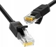 Сетевой кабель Ugreen NW102 Cat 6 U/UTP Lan Flat Cable 5 м Black (UGR-50176) - изображение 1