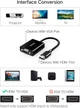 Перехідник Ugreen CM611 HDMI to VGA Adapter (UGR-90813) - зображення 3