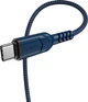 Кабель Hoco X59 USB to Type-C 3A, 1 м, nylon, TPE connectors Blue (6931474744944) - зображення 3