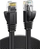 Мережевий кабель Ugreen Cat 6 U/UTP Lan Flat Cable 1 м Black (UGR-50173) - зображення 5